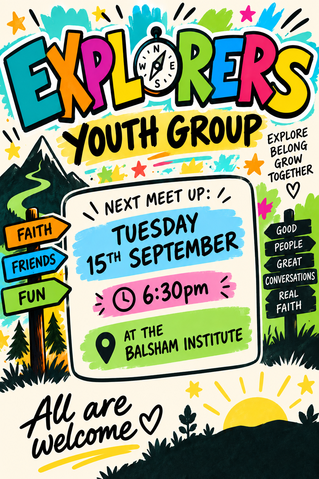 Explorers Youth Group Septembe